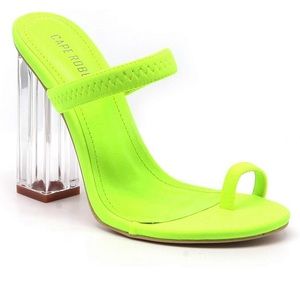 Cape robbin lime heels